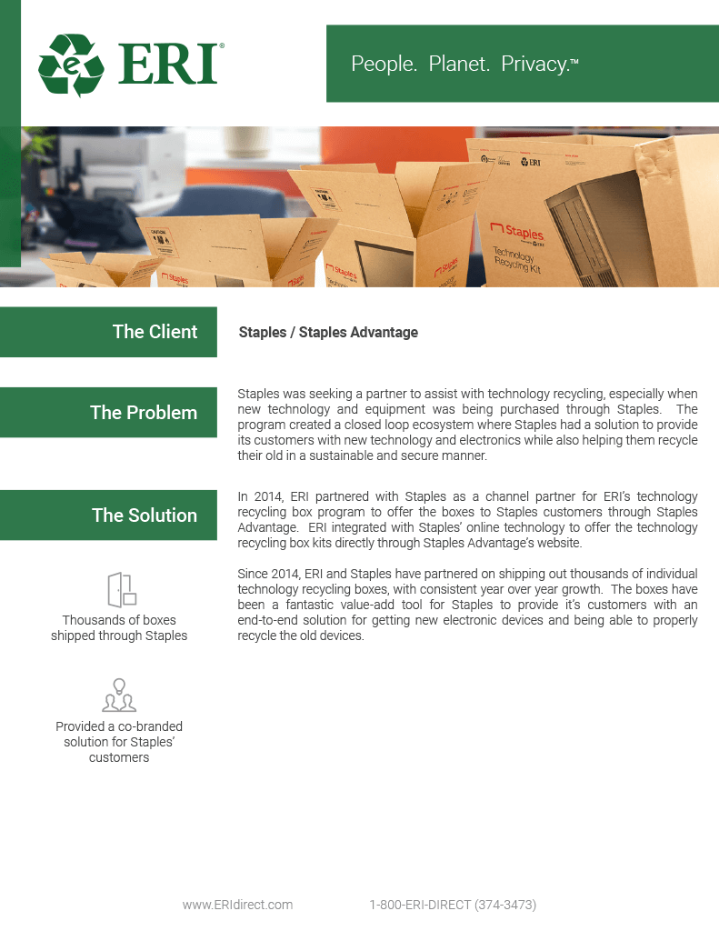 Screenshot of our Staples Whitepaper